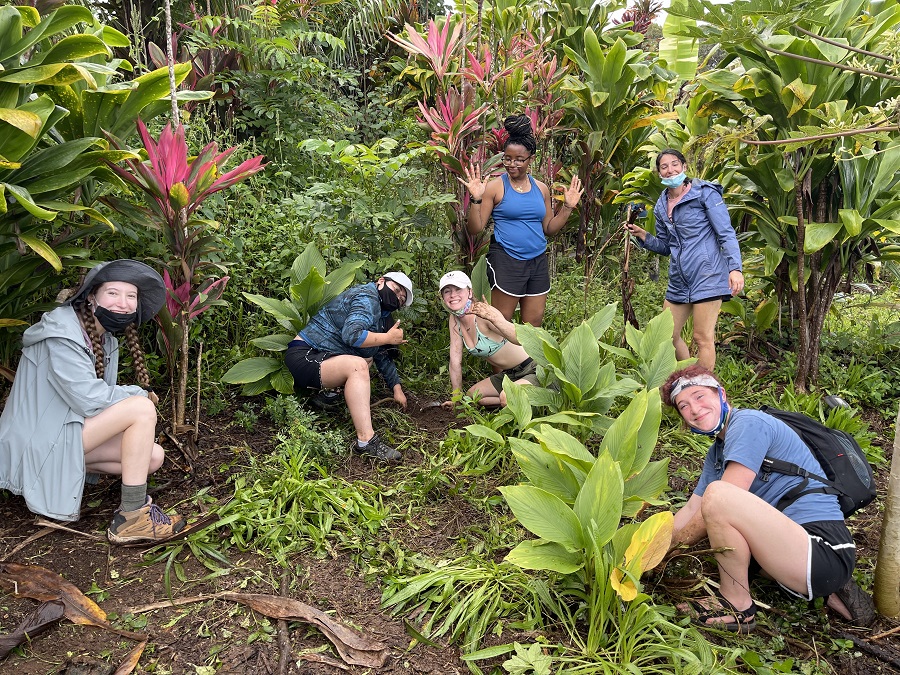 students on trip to Hawaii